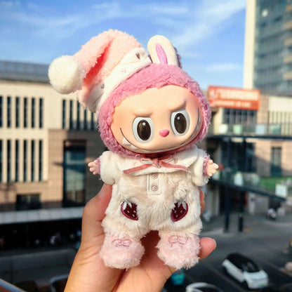 15CM Pendant Suitable For Doll Clothes Decoration Removable And Washable Suit PINK COCO