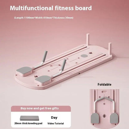 Multifunctional Pilates Fitness Board – Planche de Fitness Polyvalente à Domicile PINK COCO