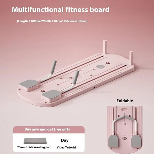 Multifunctional Pilates Fitness Board – Planche de Fitness Polyvalente à Domicile PINK COCO