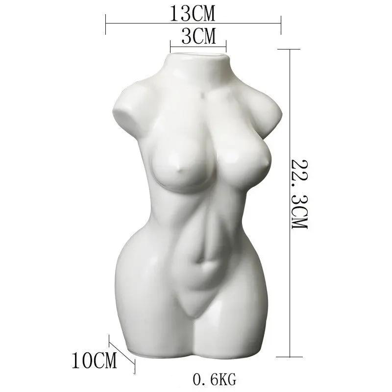 Coco FemmeVase — Vase décoratif corps féminin moderne & artistique PINK COCO