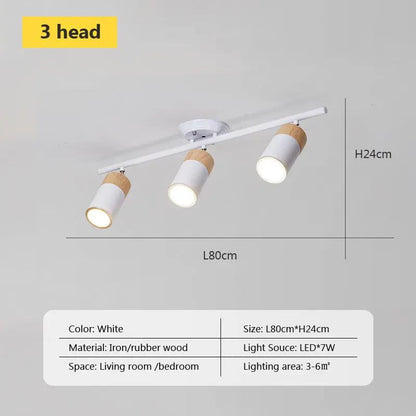 Coco NordiTrack — Éclairage sur rail LED scandinave moderne PINK COCO