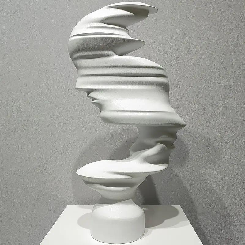 Coco AbstractMuse — Sculpture abstraite nordique & minimaliste PINK COCO