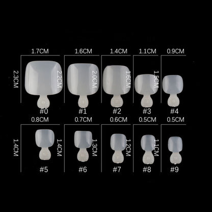 Professional Toenail Tips - 100 Pieces Clear or Natural