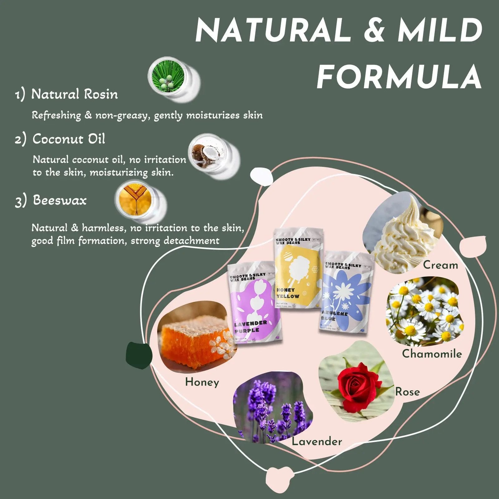 Coco Waxing Kit – Coffret Complet 56 Pièces d’Épilation Professionnelle avec Chauffe-Cire, Perles et Soin Post-Épilation PINK COCO