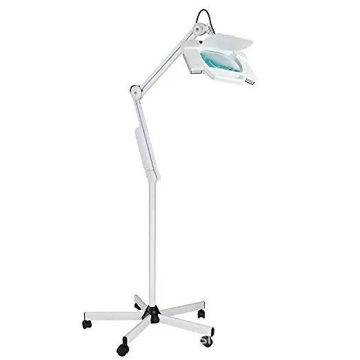 Lampe Loupe à Lumière Froide sur Roulettes – 5X Grossissement | Pink Coco Pro pinkcoco