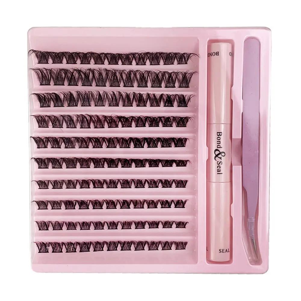 Coco Self-Grafting Lash Set – Kit d’Extension de Cils Individuels DIY PINK COCO