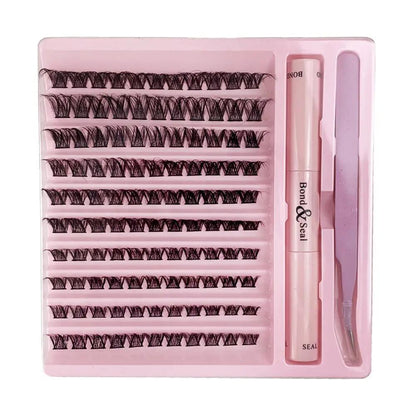 Coco Self-Grafting Lash Set – Kit d’Extension de Cils Individuels DIY PINK COCO