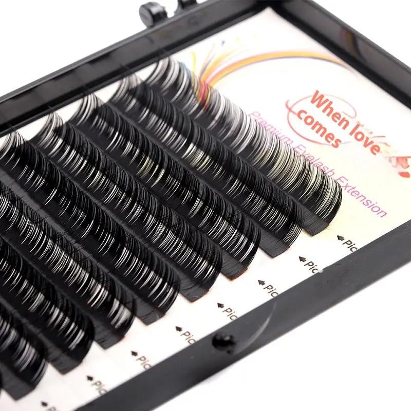 Coco Grafting Silk Lashes – Extensions de Cils Volume en Soie Coréenne PINK COCO