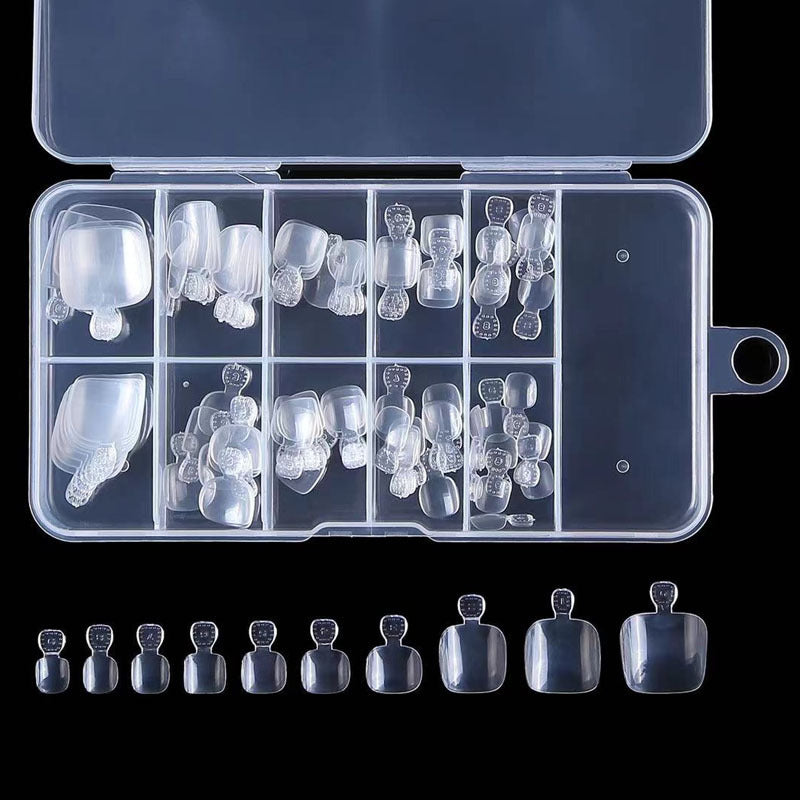 Professional Toenail Tips - 100 Pieces Clear or Natural